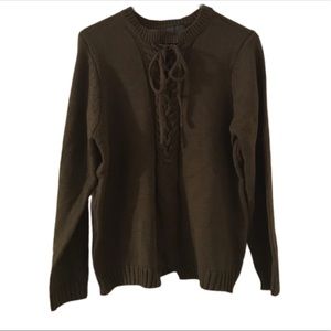 Olive green sweater